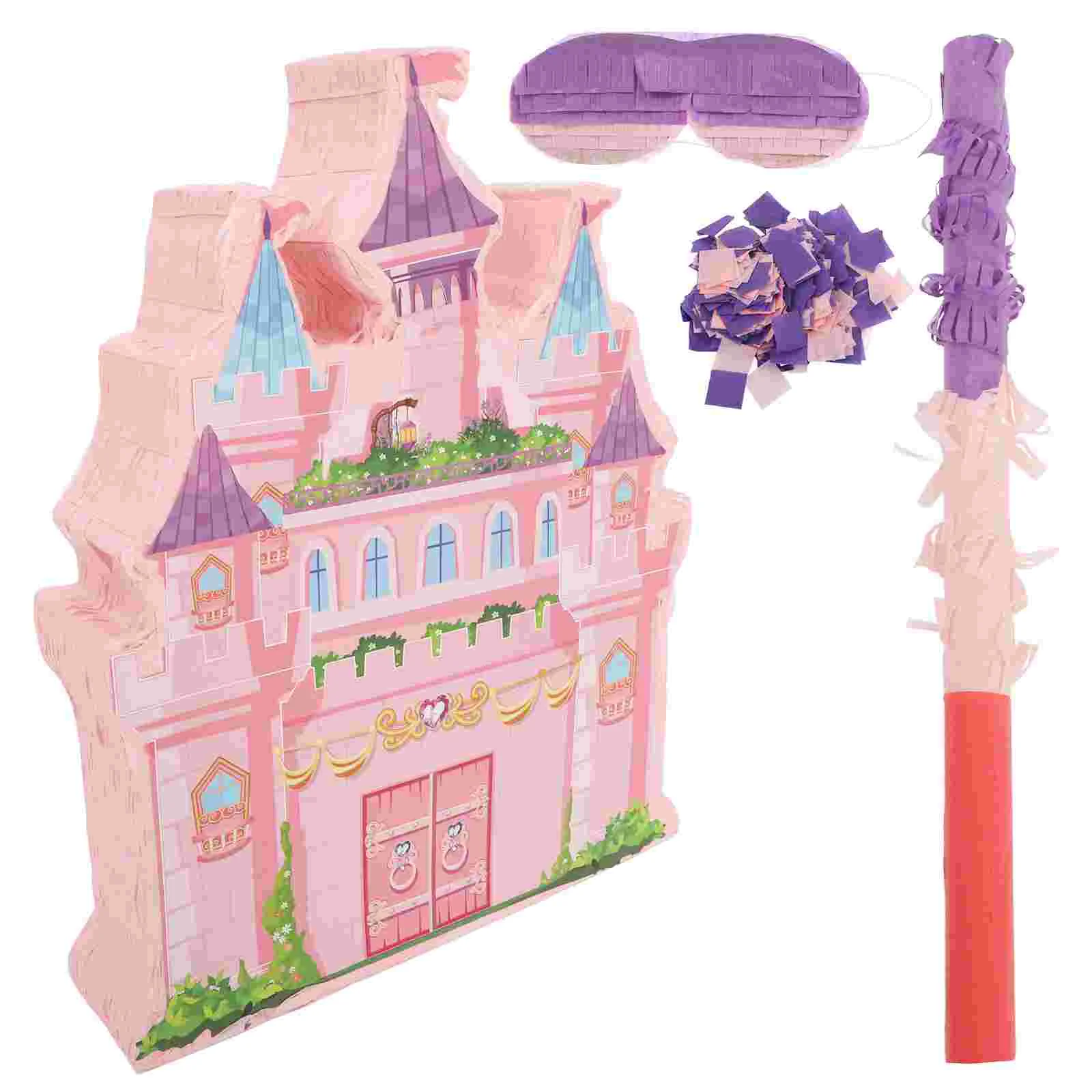 Princess Castle Pinata Party Favors Cutout Cutouts Wedding Paper Child Birthday Decorations