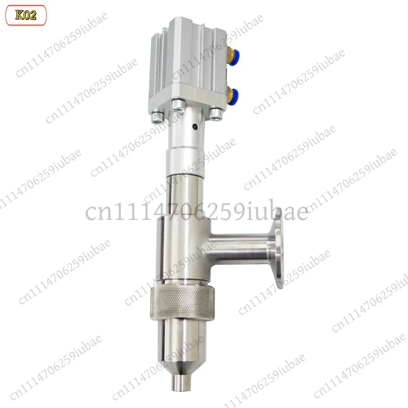 304 Stainless‑Steel Anti‑Drip Discharge Nozzle Filling Chuck Straight Head For Pneumatic Filling Machine Replacement Accessories