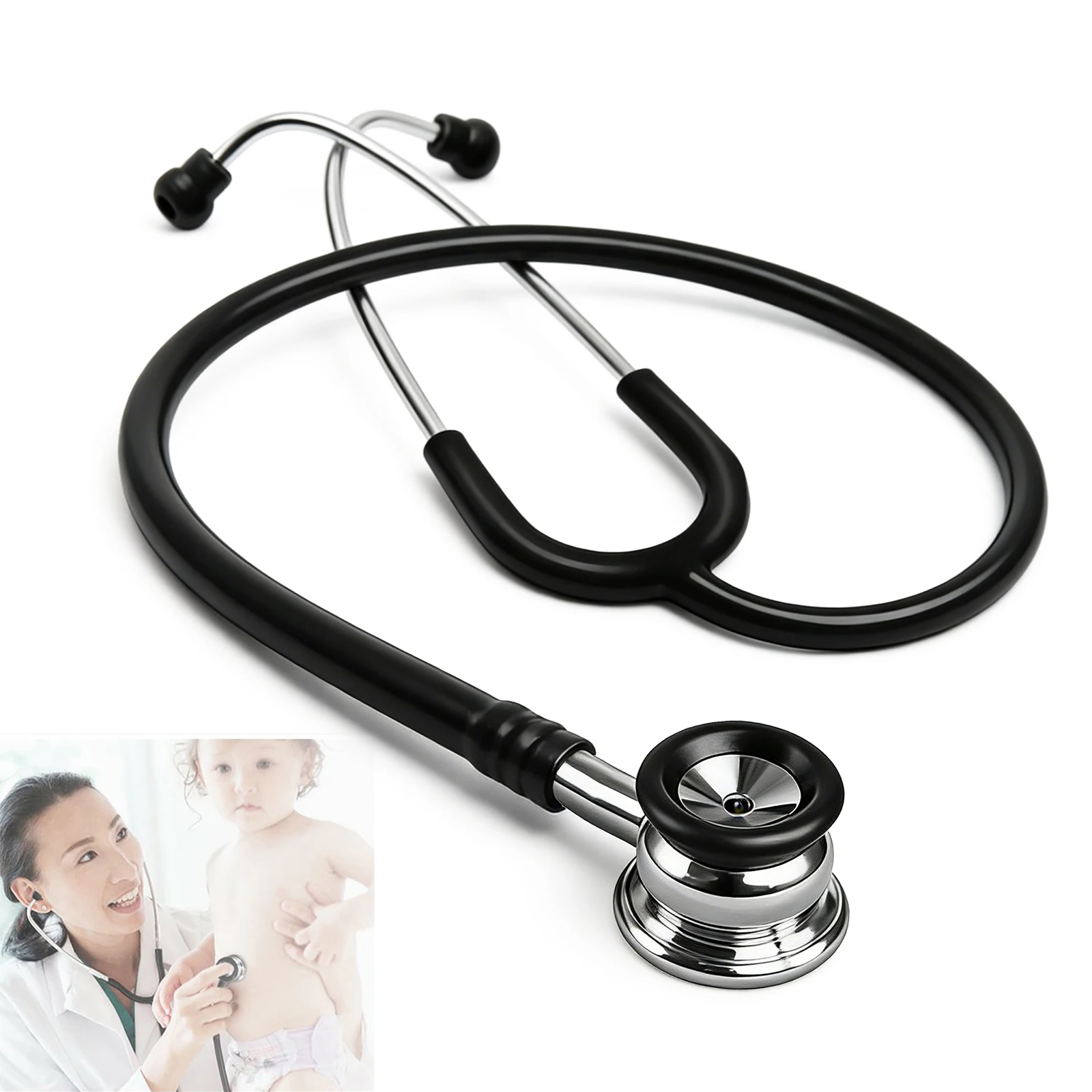 

Медицинский стетоскоп D2 с двойной головкой, диаметр 20 мм, для младенцев, новорожденных, плодов, педиатрии, кардиологии, для врачей и медсестер, милый дизайн