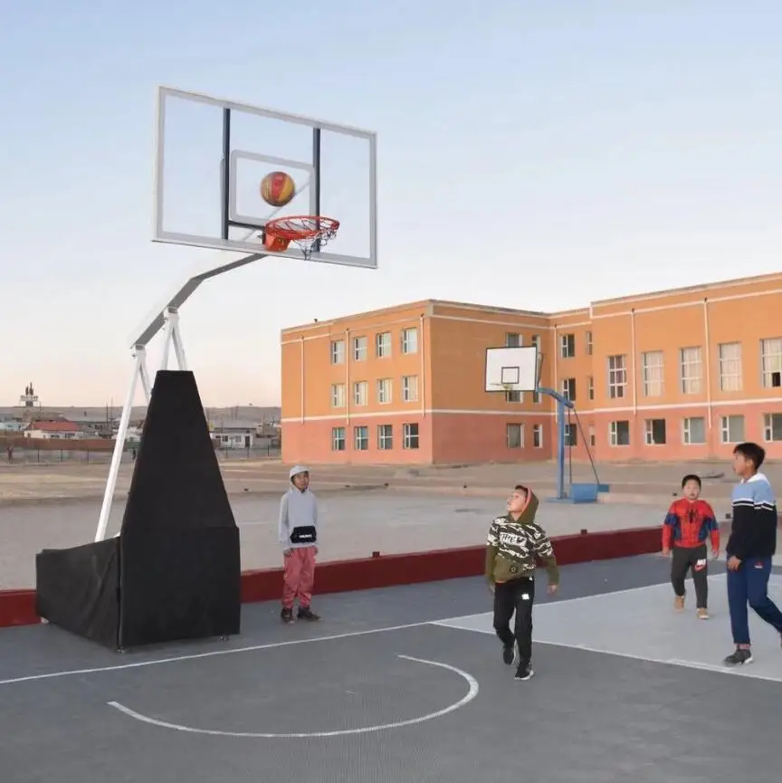 

Outdoor Gymnasiums Facilities Basketball Equipment Movable Basketball Stand