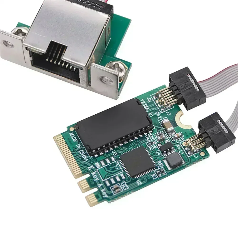 M.2 Key A+E 2.5G Gigabit Ethernet Network Lan Card RTL8125B Chipset Accessories  For Test Measurement Tool Accessory