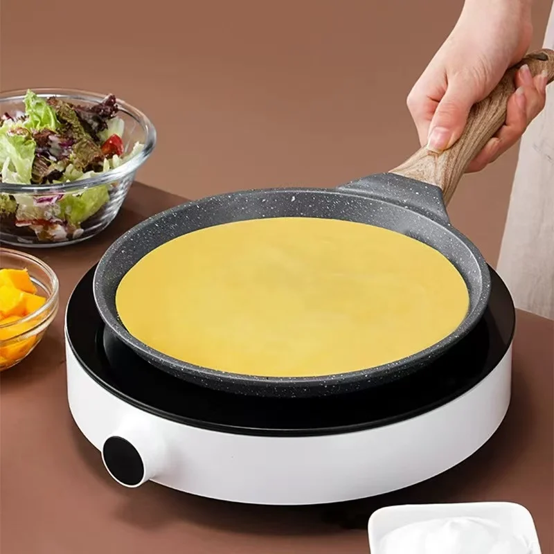 Non Stick Thousand Layer Pizza Baking Tray Steak Pancake Kitchen Electric Stove Gas Stove Universal Frying Pan Flat Bottomed Pan