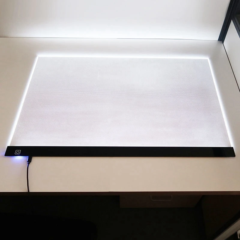 A4 Three Level Dimmable LED Light Pad Drawing Board Pad Tracing Light Box Eye Protection Easier For Diamond Painting
