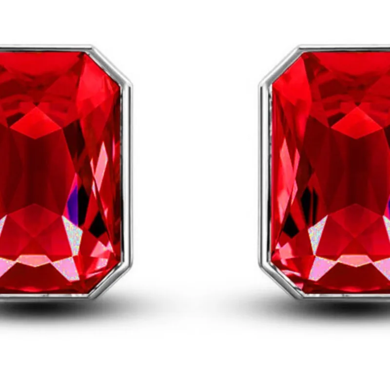 shine Crystal square stud Earrings Fashion Jewelry dropshipping new charm design accessories women gifts classic sweet brithday