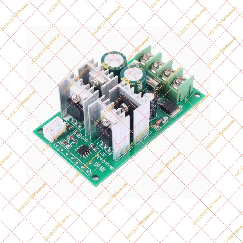 PWM DC motor speed regulator 9V12V24V48V60V supports PLC analog 0-5V control 30A