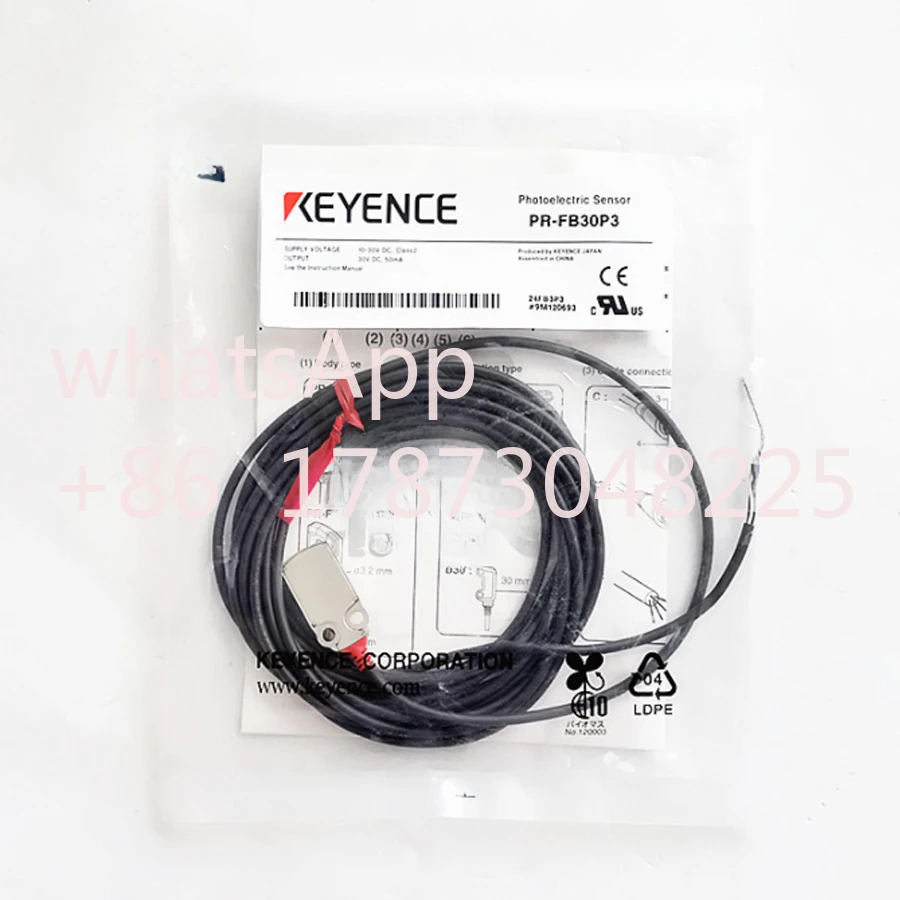 Original NEW KEYENCE Laser Diffuse Reflective Sensor PR-FB30CN PR-FB30CP PR-FB30N3 PR-FB30P3 PR-FB30N1 PR-F51CP PR-F51CN