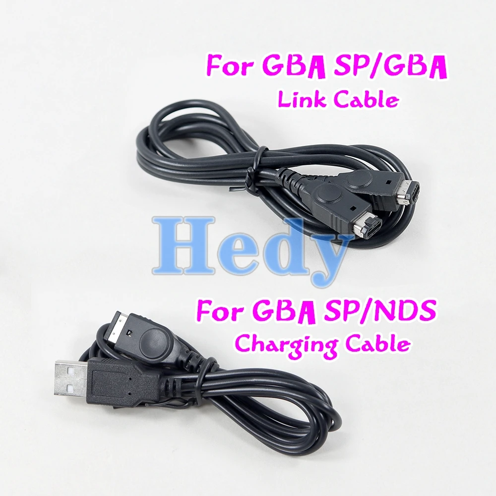 2 шт. USB-зарядное устройство, кабель питания, шнур для Gameboy Advance SP, для GBA SP, два 2 игрока, соединительный кабель
