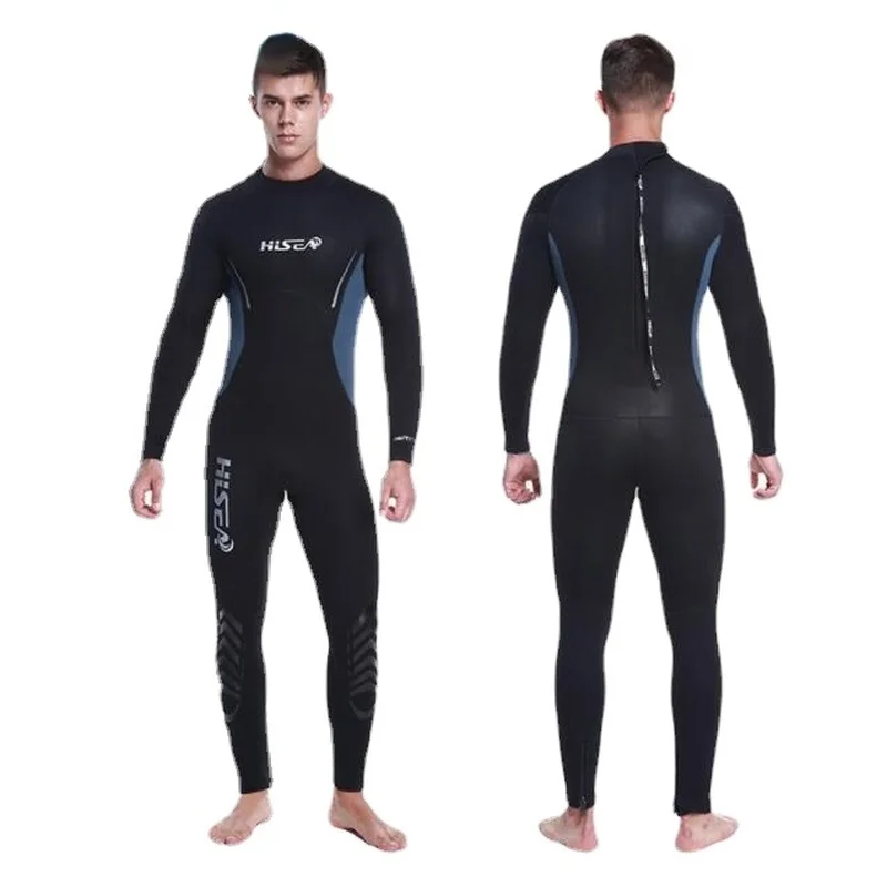 

HISEA Men 5mm Professional Neoprene Wetsuit Scuba Diving Fleece Lining Warm Snorkeling Kite Surfing Swim Suit