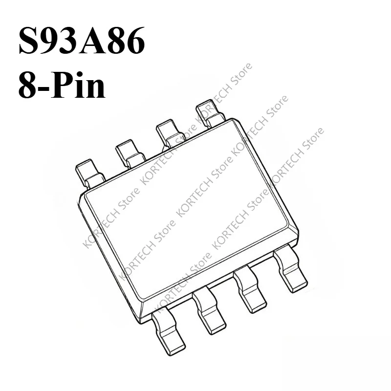 10Pcs/Lot S93A86 8-Pin Original New EEPROM Auto IC Chip Computer Key