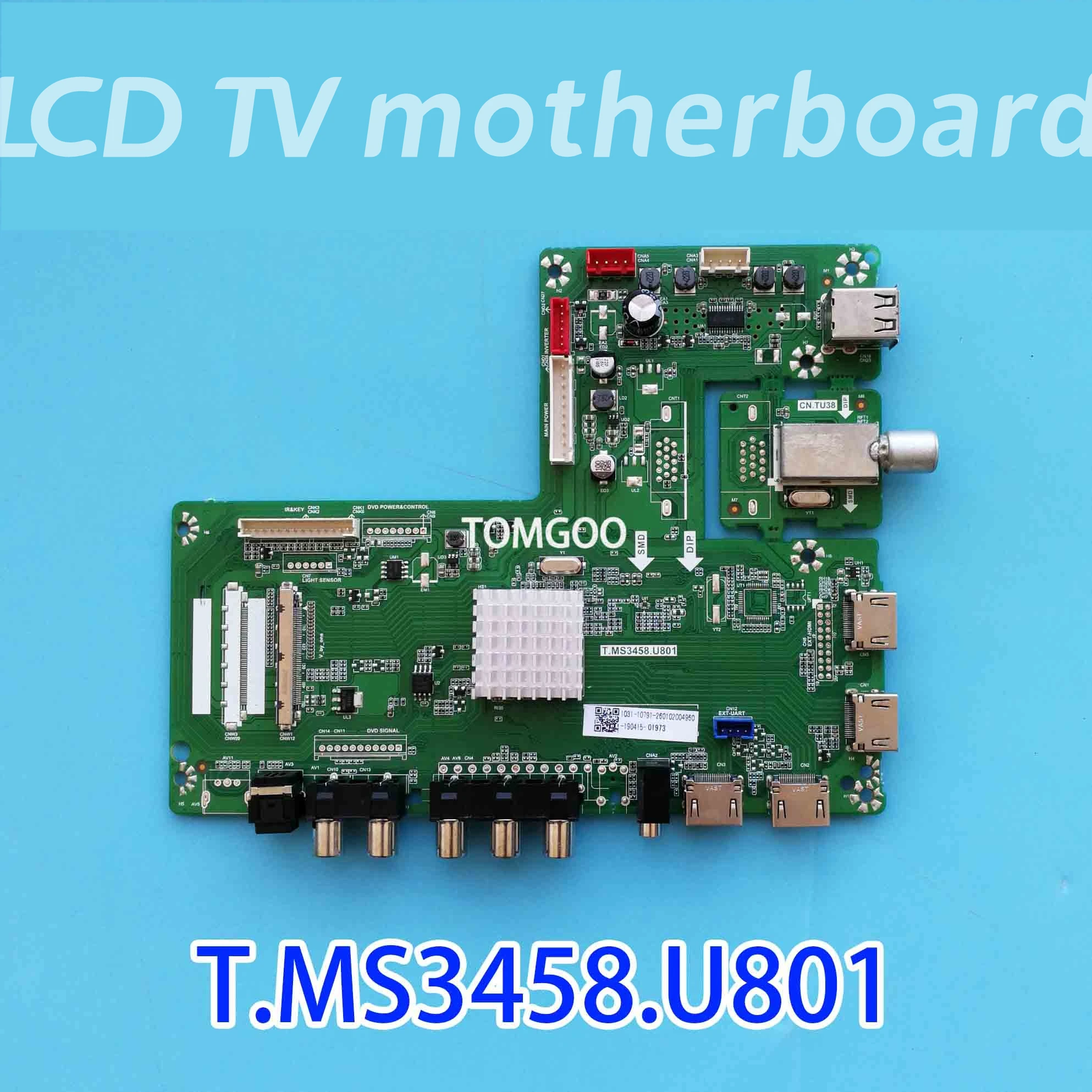 Good test for 55F7D motherboard T.MS3458.U801 screen LSC550FN10 U49RS400NN working well