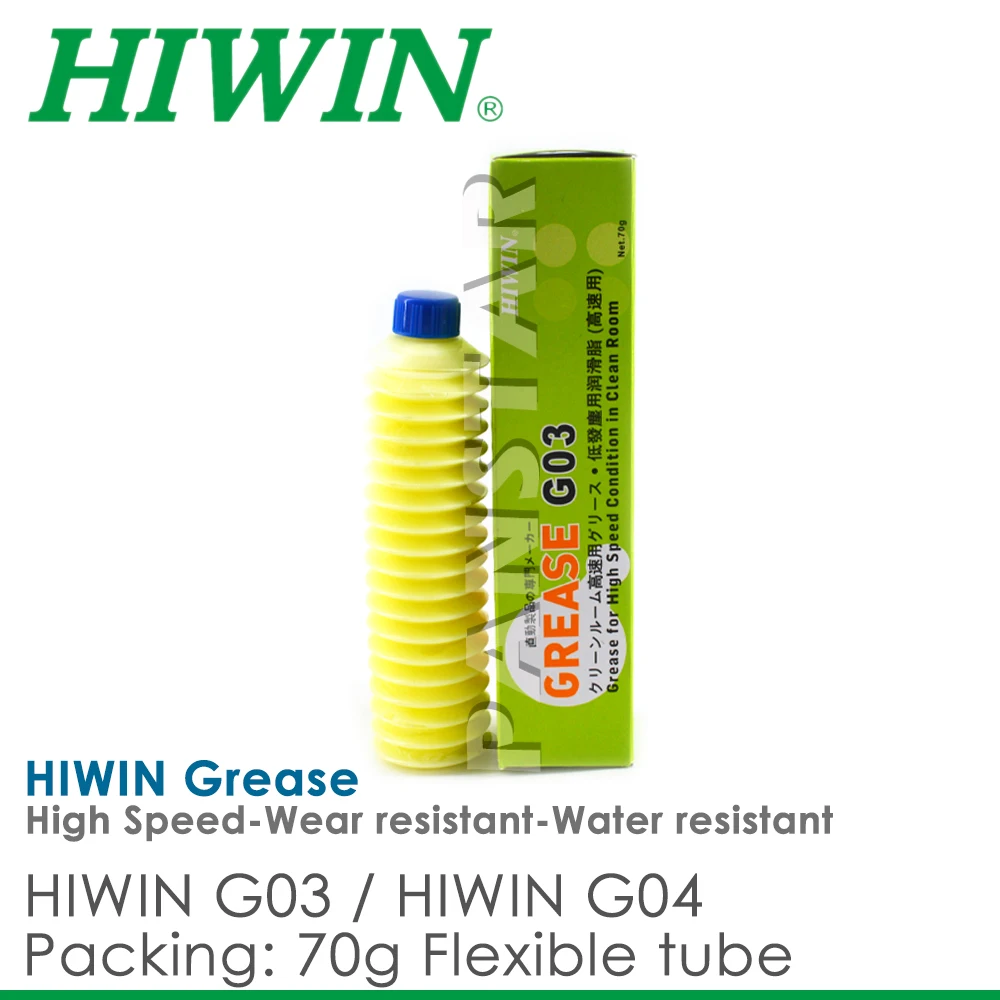 

HIWIN G03 HWIN G04 Смазка Высокоскоростная, низкоизлучающая, износостойкая, длительное использование, линейные направляющие, шариковые винты, мыло