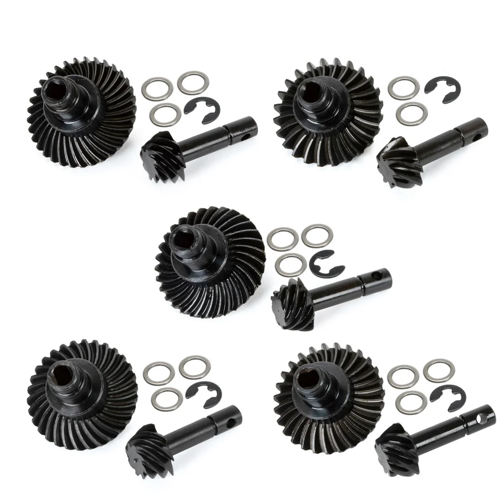 TBSCRC Metallic Forward and reverse gears 24T/27T/30T/33T for Axial AR44 RC Car SCX10 II Axle Portal Spare Parts
