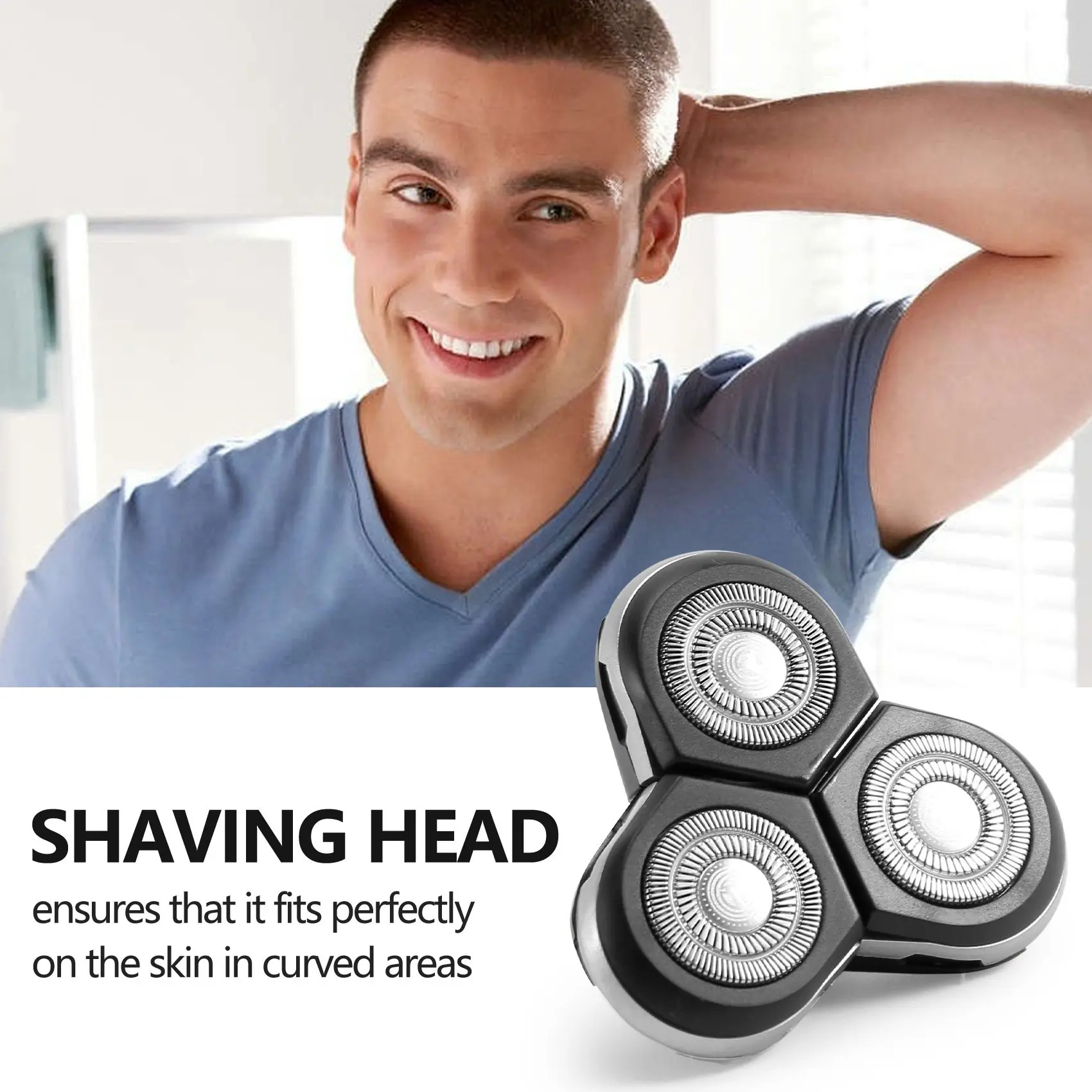 Shaving Head for Philips RQ10 RQ1250 RQ12 RQ1280 RQ1180 RQ11