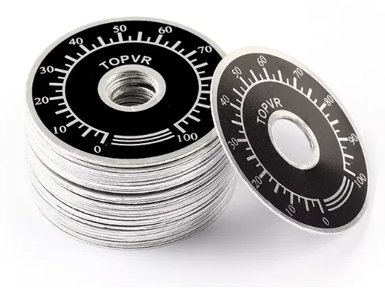 1 Set = WTH118 DIY Kit 2W 1A Potentiometer 1K 2.2K 4.7K 10K 22K 47K 100K 470K 1M MF-A03 + WHT118 + 0-100 knob scale digital dial