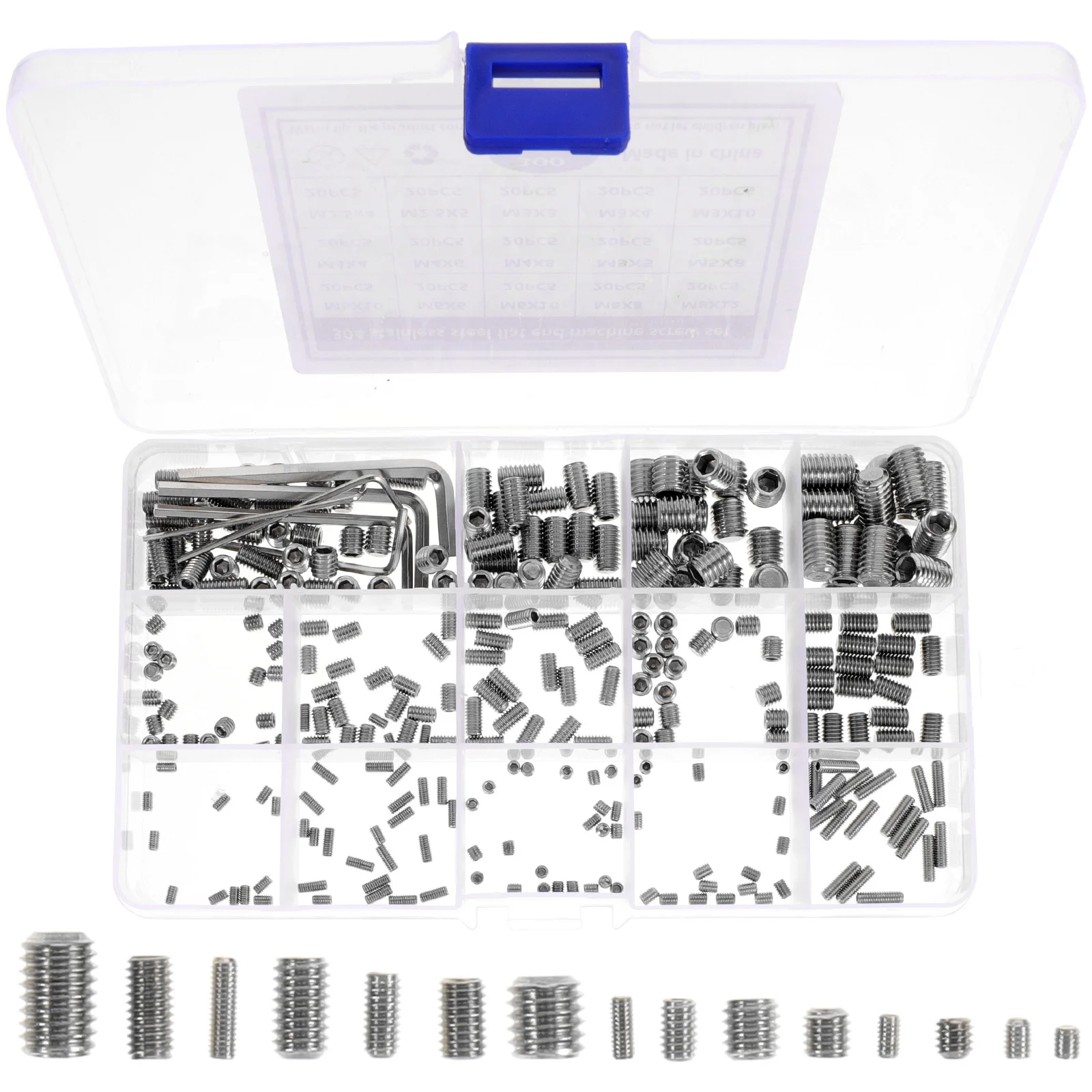 

1Set Guitar Bridge Saddle Hexagon Screws Durable Stainless Steel Electric Guitar Replacement Parts Sustain Tone String Breakage