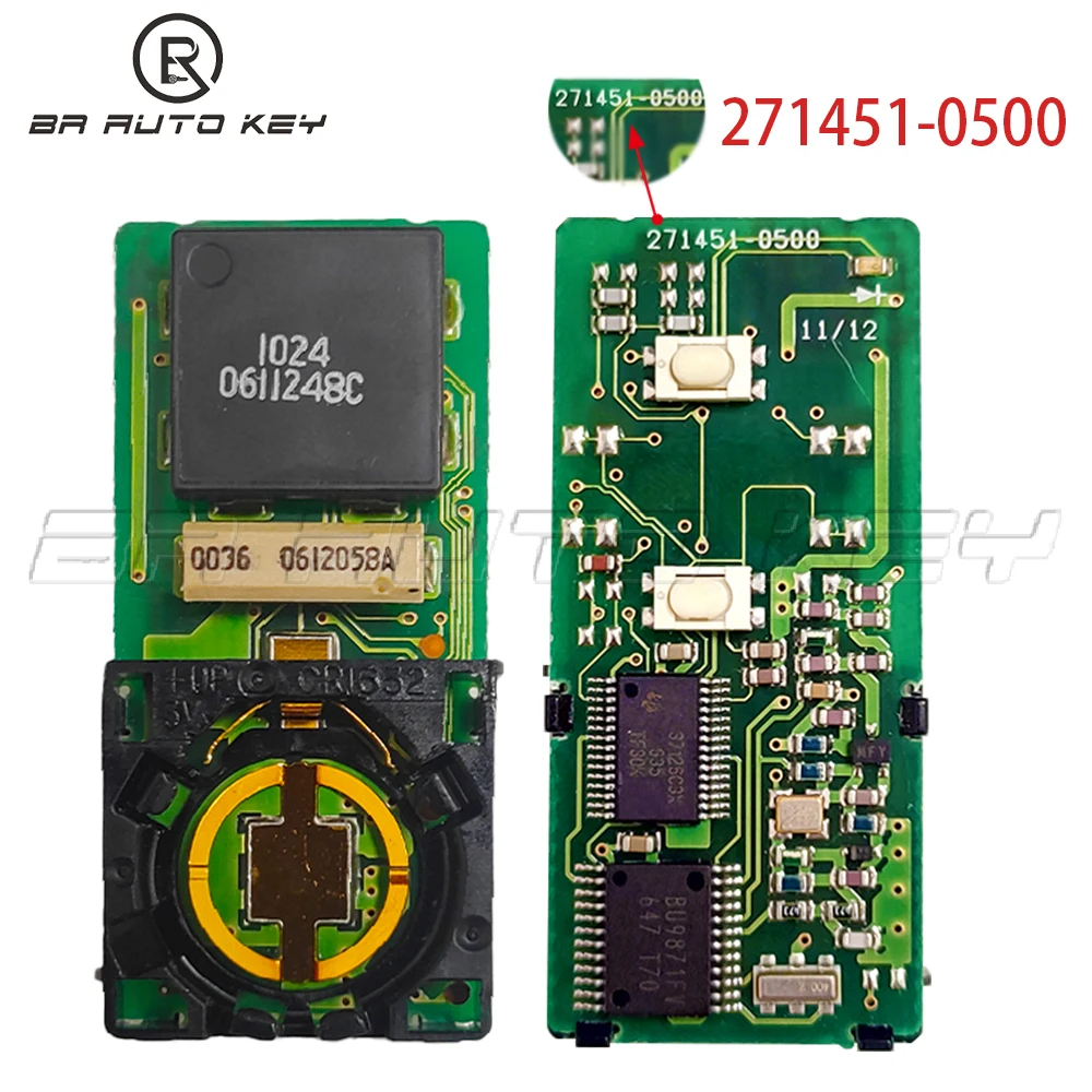 Remote car Key fob For Toyota Axio Vitz Rav4 Crowm smart key 271451-0500 genuine Japan Import 2Butons oem key 312MHZ 4D Chip