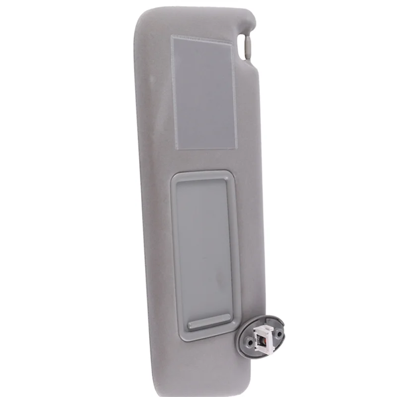 NEW-74310-6A020-A1 حاجب الشمس الأمامي للسيارة أقنعة الشمس مع المرايا وأضواء LED لتويوتا لاند كروزر J12 2002-2009 #5