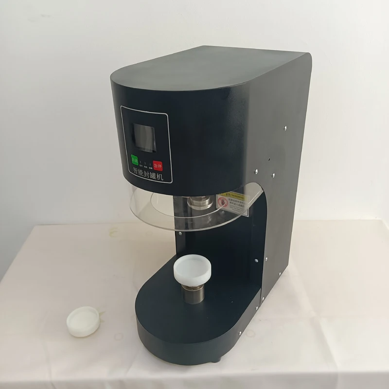 High quality non-rotating Automatic PET Can Sealing Machine for soda can aluminum can to seal