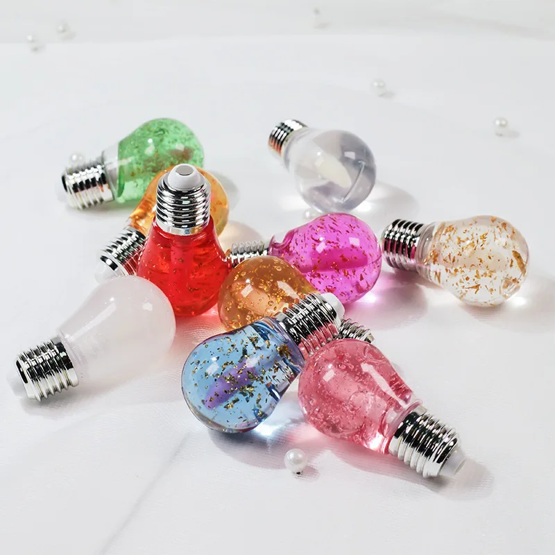 Small Bulb Shape Lip Gloss Fruit Essence Lip Balm Lip Oil Moisturizing Mirror Lip Gloss Transparent Lipstick Primer Makeup