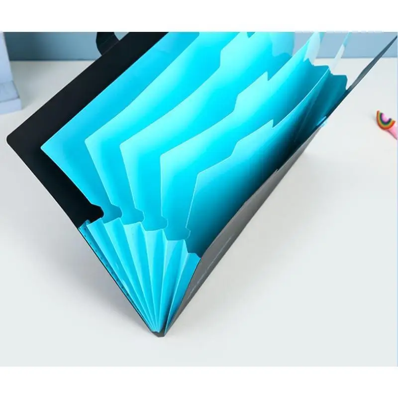 A4  Folders Plastic Envelopes Multi-layer Folder Plastic Folder Bag Business Multifunctional File Bag Extension Office Supplies