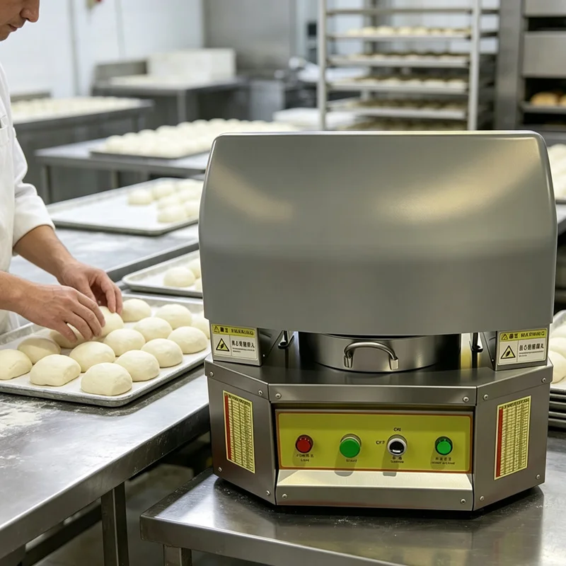 High-efficiency bread dough dividing and rounding machine, which can evenly divide the dough into 36 parts