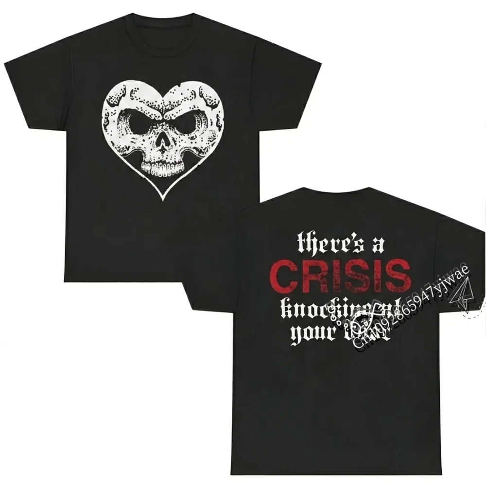Alexisonfire Crisis 20 Years Tour 2026 T Shirt Boiled Frogs Heart Skull Graphic Tee Fan Gift Tee Summer Men Women Casual T-Shirt