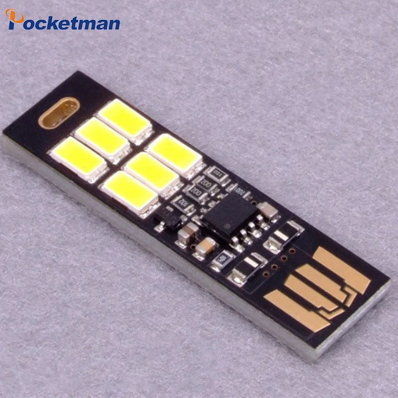 

Portable Mini USB Card Light LED High-brightness Touch Lamp Camping Lights Night Flashlight 1W 5V Dimming Pocket Reading Lamp