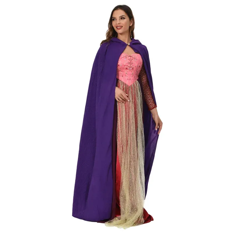 

Lyou 2025 Sarah Sanderson Cosplay Costume Hocus Pocus Women Dresses Cloak Halloween Party Witch Clothes For Ladie ★ ★ ★ kk.