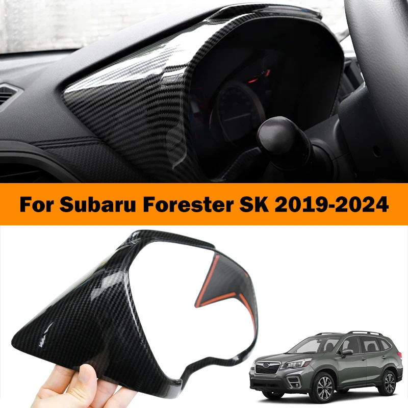 

Fit For Subaru Forester 2019-2024 Car Styling Accessories ABS Dashboard Console Instrument Panel Trim Cover 1Pcs