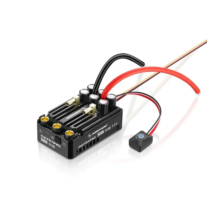 SkyDEl1pcs for HobbyWing SEAKING 300A HV V4 ESC Waterproof High Voltage Brushless Electronic Speed Controller Suitable for Toy B