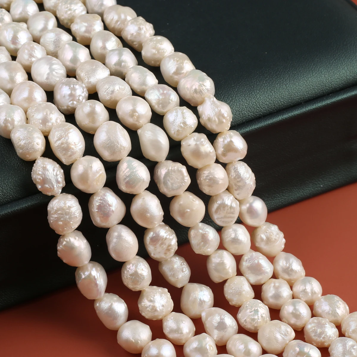 Natural Pearl Rose Bead Exquisite Shape Elegant Appearance for DIY Jewelry Making Handmade Bracelet Necklace Length 36cm