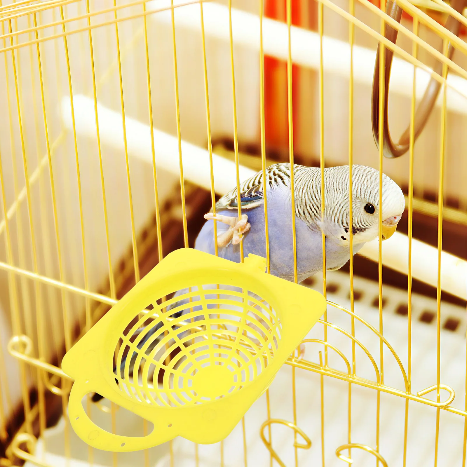 

2Pcs Parrot Nesting Solutions Yellow Lightweight Durable Design Ideal for Small Birds Indoor Outdoor Use Breeding Box for Birds