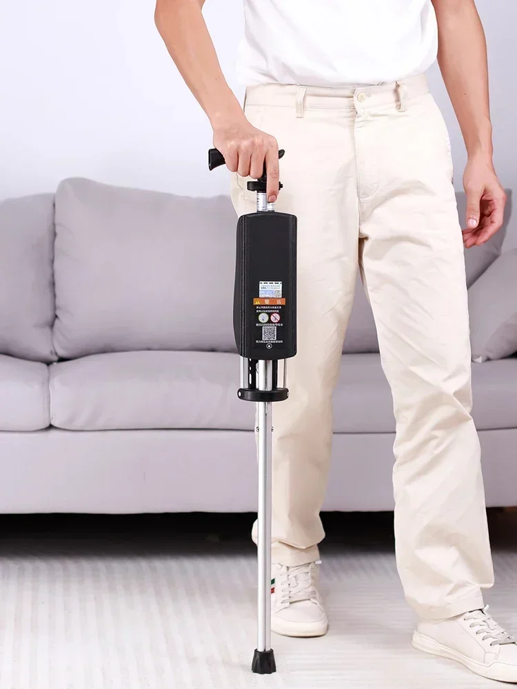 다기능 미끄럼 방지 휴대용 스툴 캠핑 비치 의자 야외 접이식 가벼운 지팡이 의자, 노인 휴식 스툴, 보행기