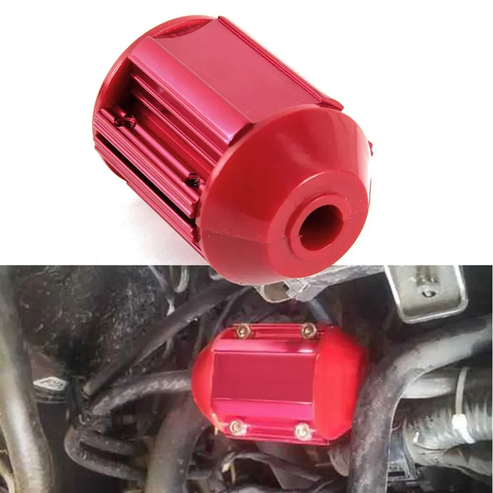 12V Universal Magnetic Gas Oil Fuel Fuelsaver Saver Performance Car Fuel Cars Economizer Saver Device Auto Accessories Red