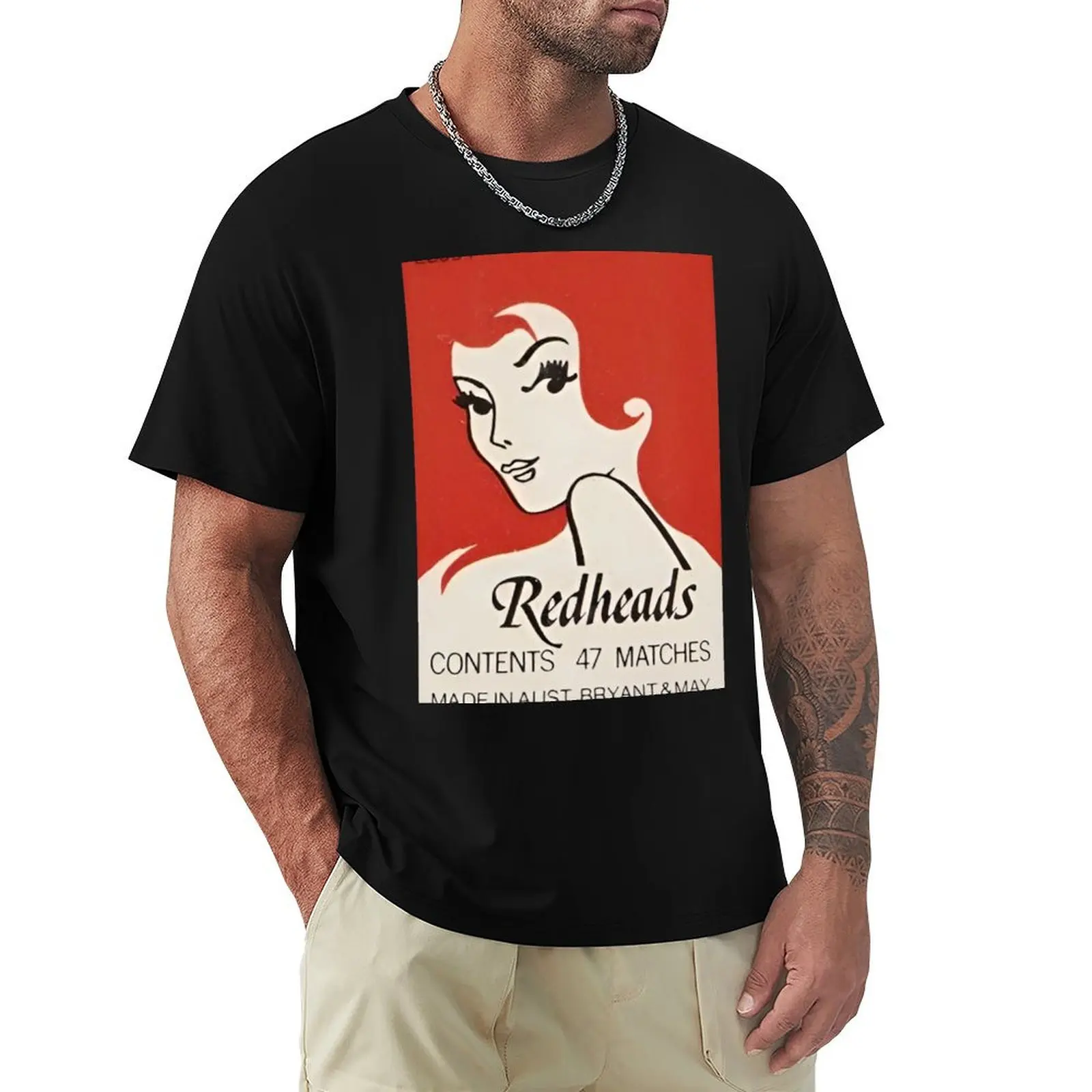 Redhead Safety Matches #2 T-Shirt Anti-Pilling Casual T-Shirt