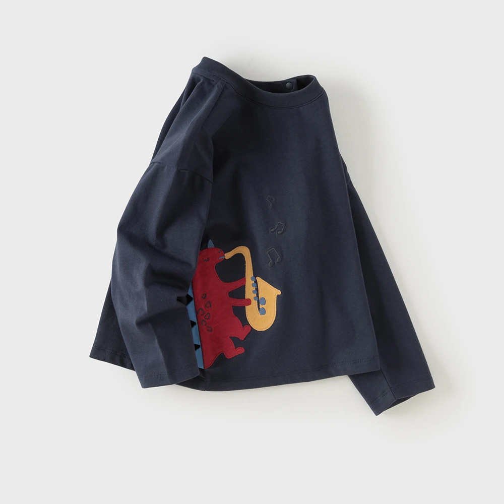 Dave Bella Kids Boys' T-shirt For Children's Clothing 4 to 12 Years Old Autumn Pullover And Tops Casual Spring Fashion DB3262899