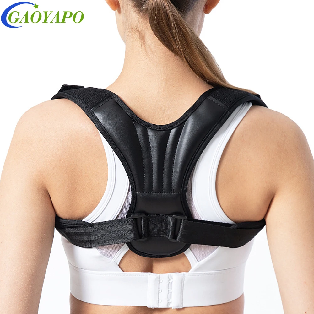 1Pcs Upper Posture Back for Women Men,Adjustable Upper Back Brace,Breathable Back Support Straightener for Bad Posture,Slumping