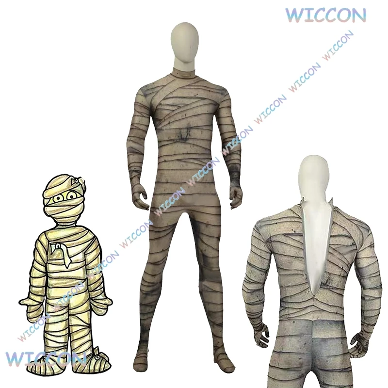 

Uniform@Adults Kids Family Halloween Mummy Outfit Cosplay Costume Dress up Carnival Party Horror Scary Roleplay Holiday Clothing