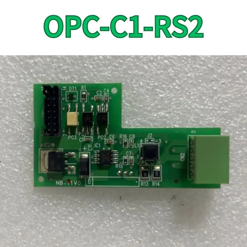 

second-hand Frequency converter communication card OPC-C1-RS2 test OK Fast Shipping