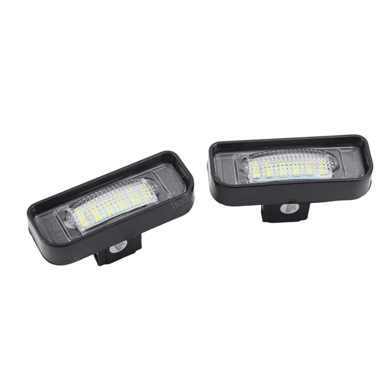 2PCS LED License number Plate Light for Mercedes Benz W220 S Class S320 S350 S500 S55 S600 S65 1999 2000-2005 6500K Super White view 4
