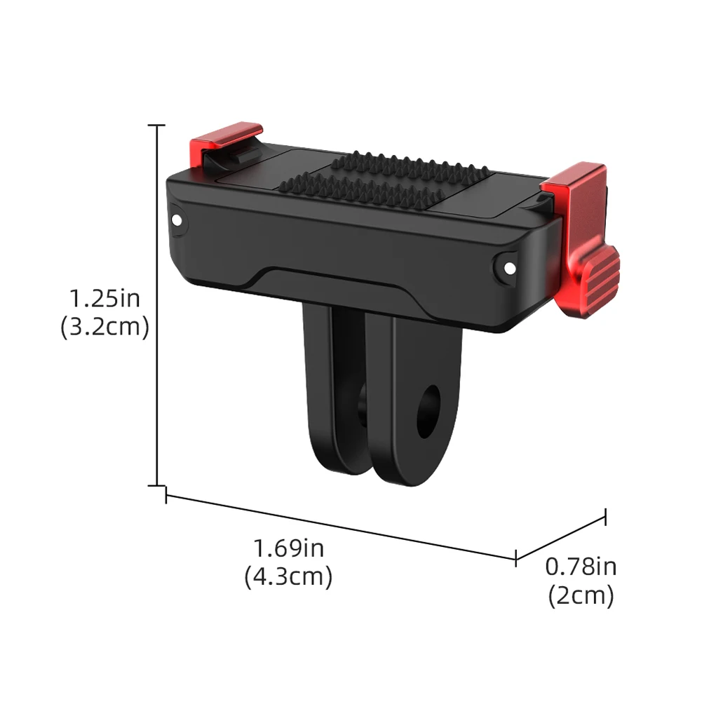 For DJI OSMO Action 5 Pro/4/3 Camera Extension Bracket Tripod Adapter Magnetic Quick Release Base Camera Expansion Accessories