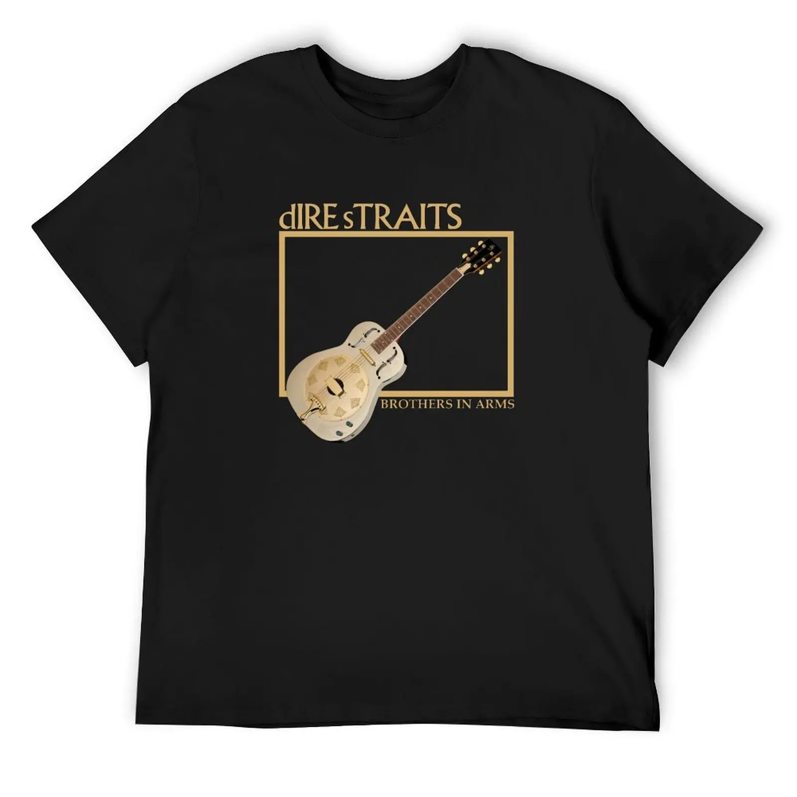 Dire Straits Guitar T-Shirt shirts graphic tees street wear man t shirt anime clothes funny t shirts men