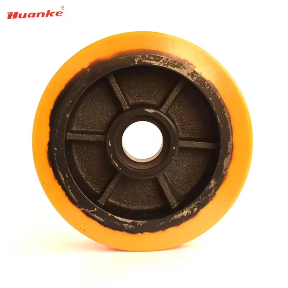 Offering 285x80mm pu loom shuttle wheel for Xilin Electric Forklift