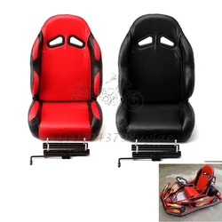 Rosso nero 4 ruote karting kart ATV UTV accessori per veicoli fuoristrada sedile singolo medio con parti scorrevoli