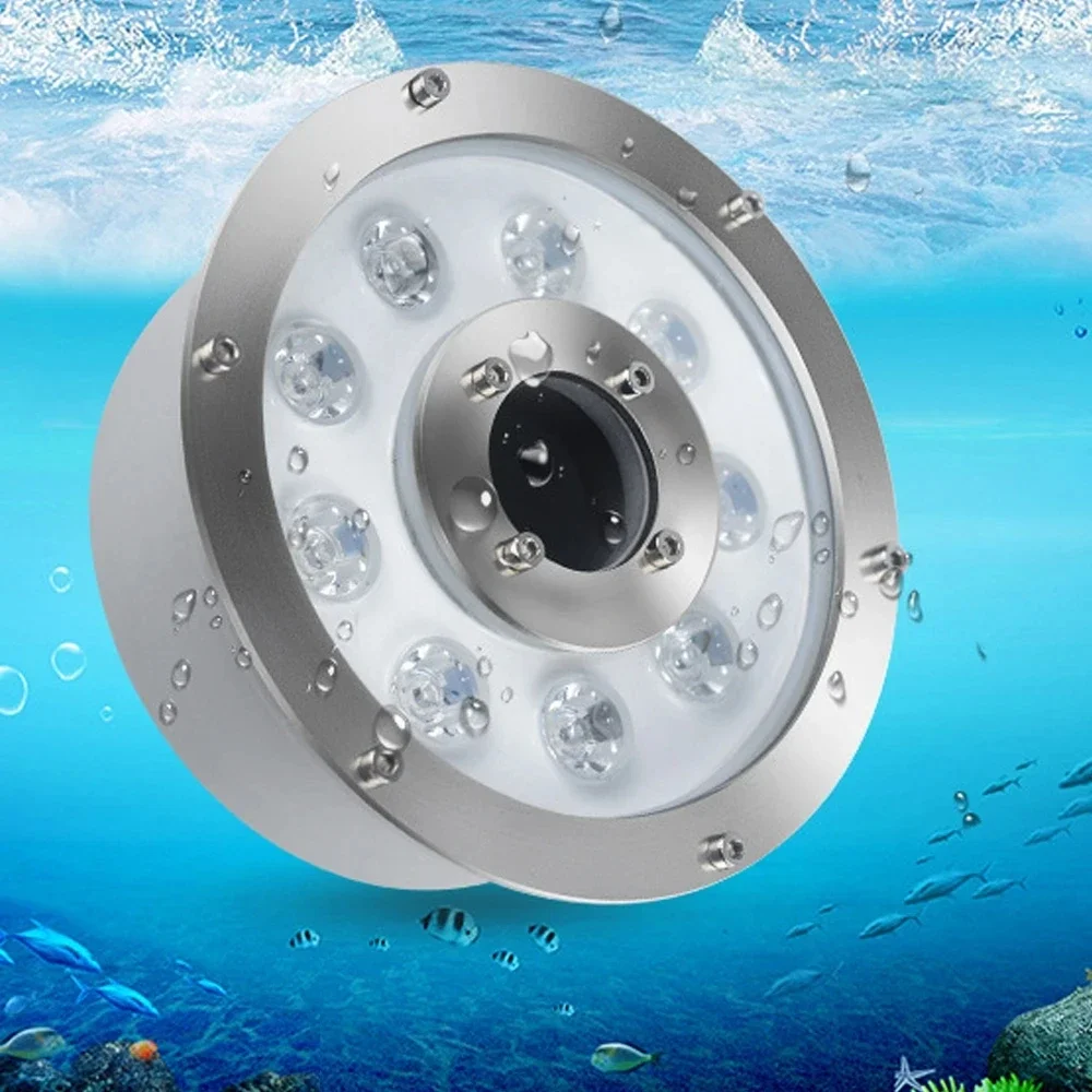 18W RGB LED Fountain Light IP68Waterproof 12V 6W 9W 15W Floor Waterproof Lamp Hot Spring Light 12W Underwater Light Spill Lamp