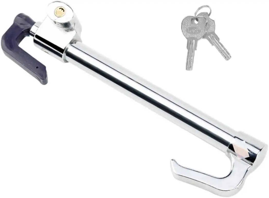 Car Steering Wheel Lock Crook Locks Retractable Car Clutch Pedal Lock Car Steering Wheels Anti-Theft Lock for Van Car SUV