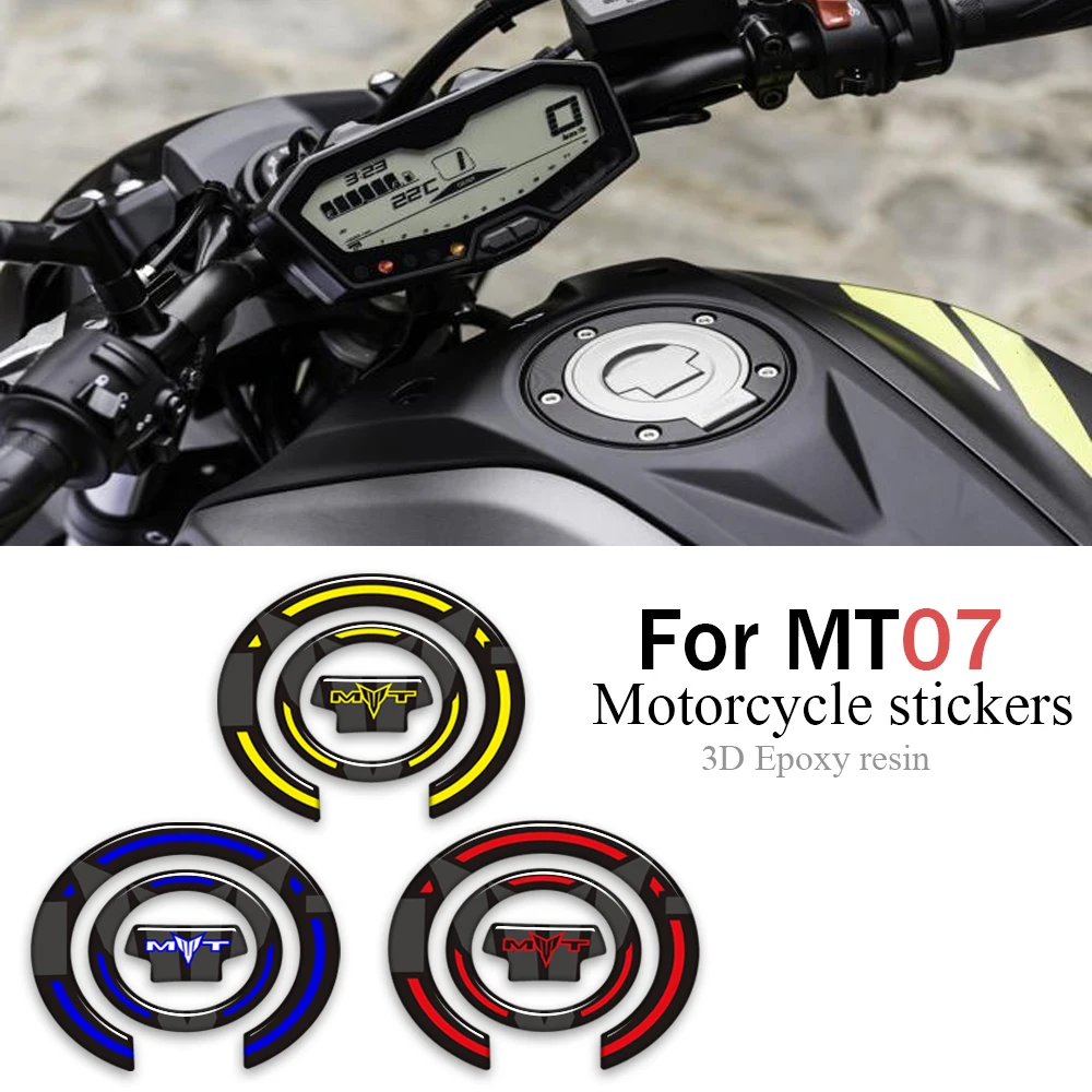 

3D fuel tank sticker cover pad motorcycle decorative decal sticker For Yamaha MT07 MT 07 MT-07 SP 2018 2019 2020