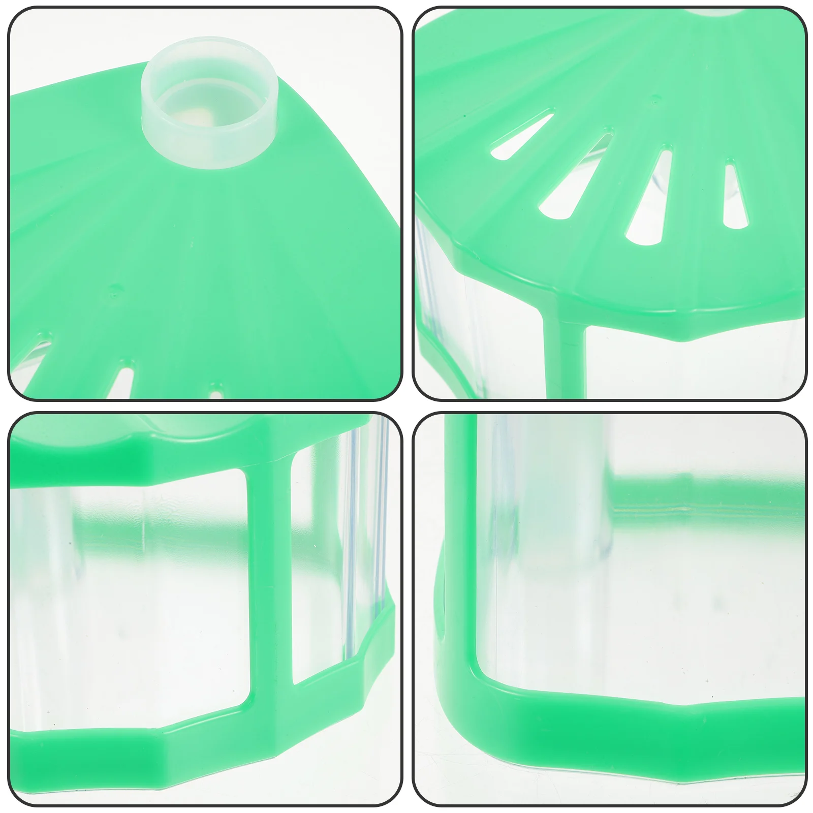 

Mini Jellyfish Tank Bowl Betta Desk Aquarium Transparent Desktop Tanks Goldfish