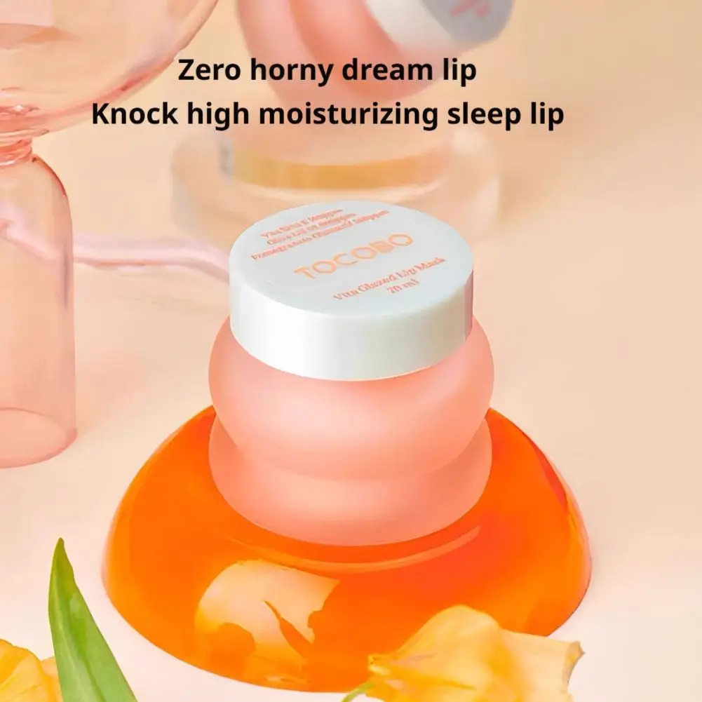 قناع الشفاه الكوري TOCOBO Vita Lemon Sugar Matte للعناية الليلية المرطبة للغاية، وملمس سهل الغسل يذوب في الشفاه #3