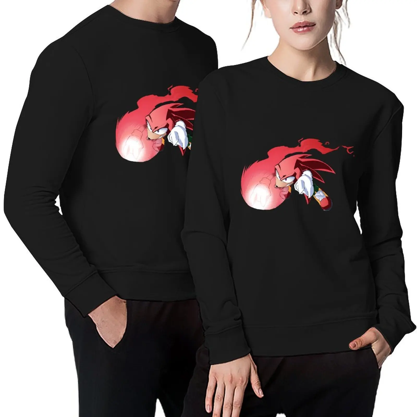 

Knuckles Fire Punch Pullover autumn new products men's sweat-shirt set men's autumn clothes autumn clothes hooded sweatshirts